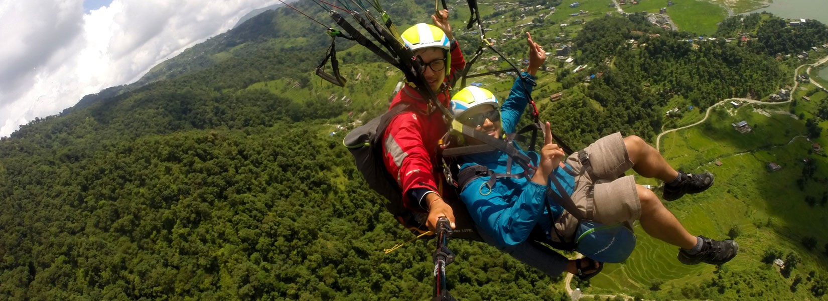 Paragliding in Nepal