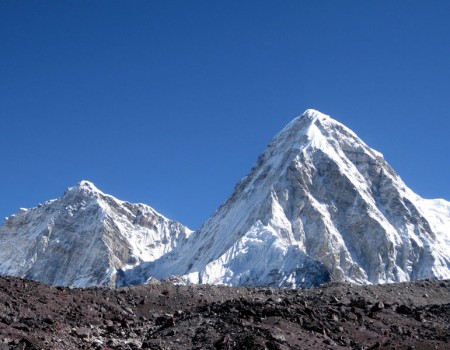 Mt Pomari at Everest Region Trek